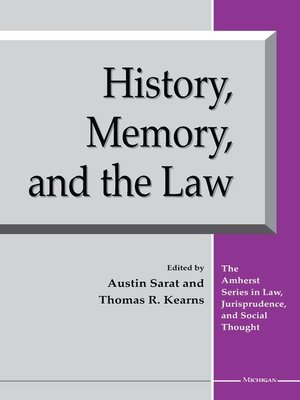 cover image of History, Memory, and the Law